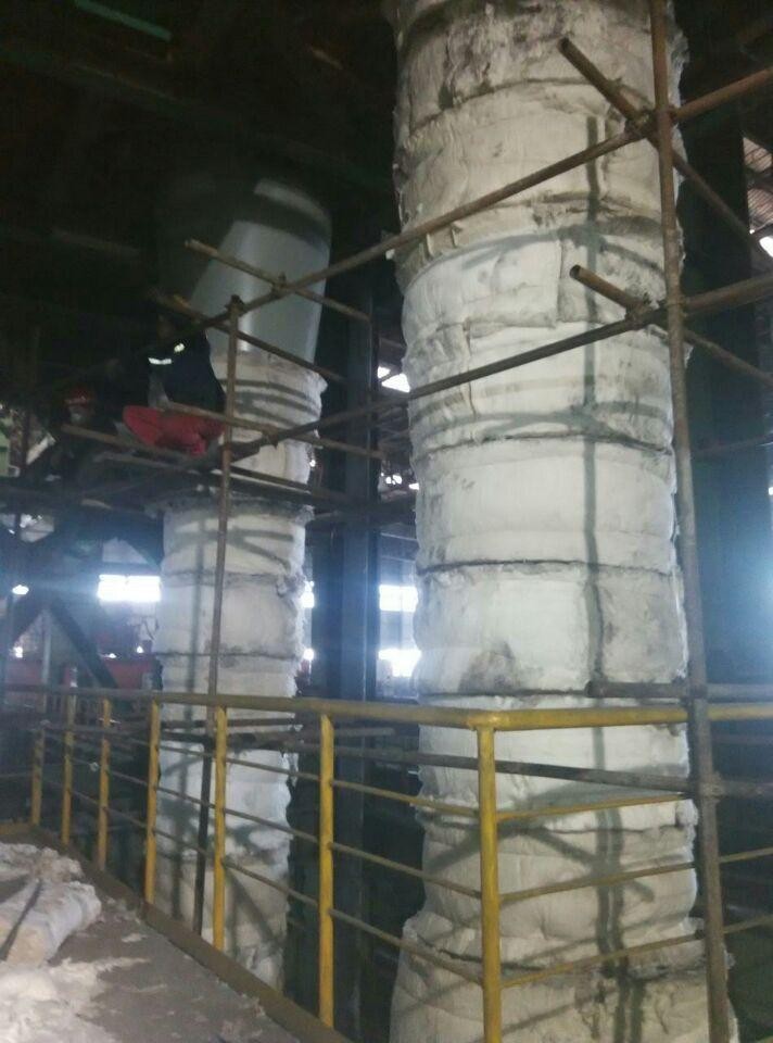 烟气脱硫设备保温施工队 诚瑞铁皮保温施工队管道保温安装图2