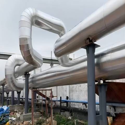 岩棉保温施工队 化工机房设备铁皮保温工程承包图2