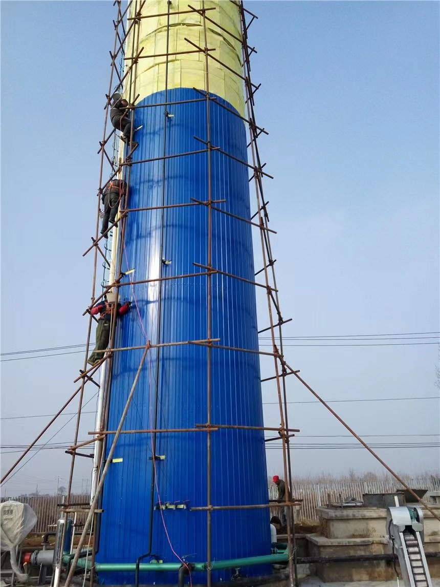 厌氧塔设备罐体保温施工队 岩棉彩钢防腐保温施工工艺图2